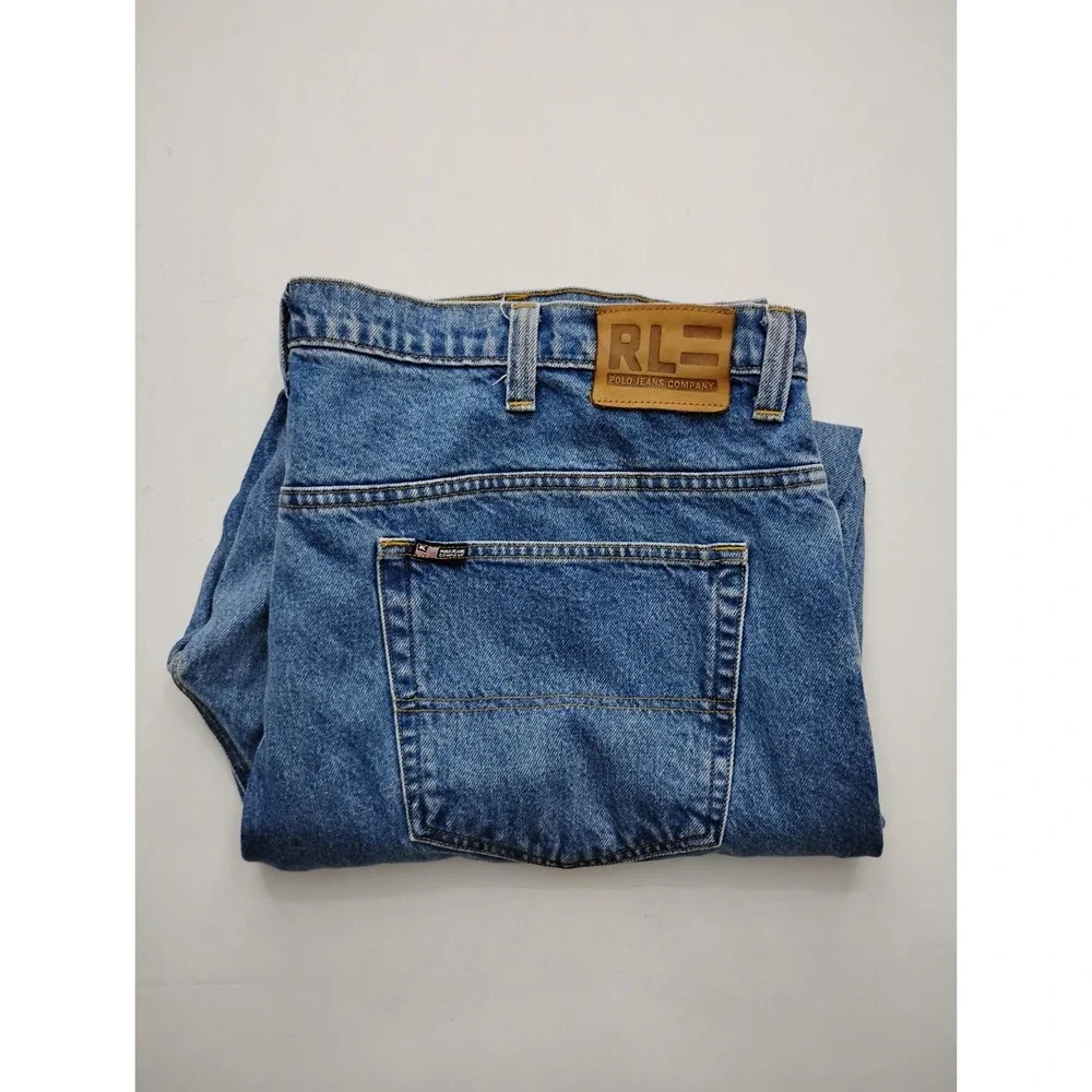 Polo Ralph Lauren Denim Blue Jeans 44x30 Mens Straight Mens RL/1 Jean